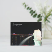 Sentosa Marina Bay Singapore Briefkaart (Staand voorkant)