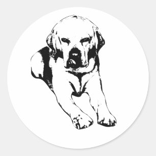 Sentry behandelen ronde sticker