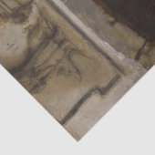 Sentry bewaakt een poort met zijn hond tissuepapier (Detail)