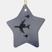 Sentry Geëscorteerd Door Typhoons Keramisch Ornament (Links)