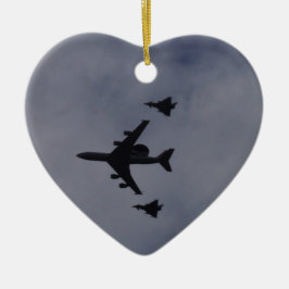 Sentry Geëscorteerd Door Typhoons Keramisch Ornament