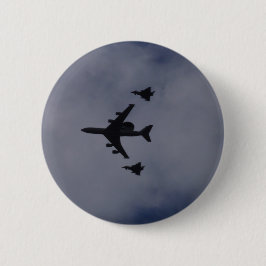 Sentry geëscorteerd door Typhoons Ronde Button 5,7 Cm