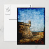 Sentry Post Old San Juan Briefkaart (Voorkant / Achterkant)