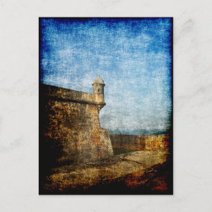 Sentry Post Old San Juan Briefkaart