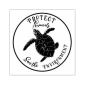 Sentry van het zeeleven rubberstempel (Afrduk)