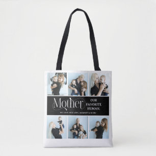 Sentsationele Fotocollage Moeder Aandenken Tote Bag