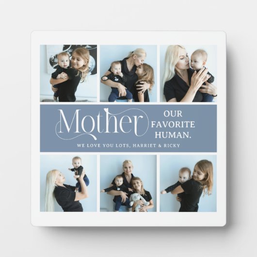 Sentsationele Fotocollage Moeder Cadeau Fotoplaat (Voorkant)