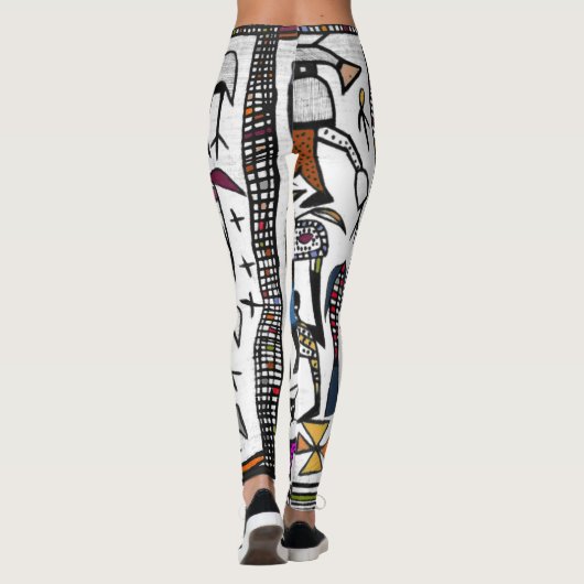 Senufo African Print Leggings (Achterkant)