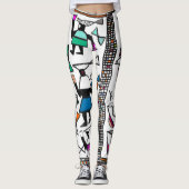 Senufo African Print Leggings (Voorkant)
