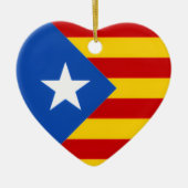 Senyera Estelada Keramisch Ornament (Voorkant)