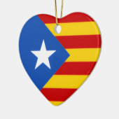 Senyera Estelada Keramisch Ornament (Links)