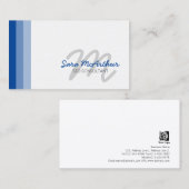 SEO Consultant Internetvaardigheden Cursief Monogr Visitekaartje (Voorkant / Achterkant)