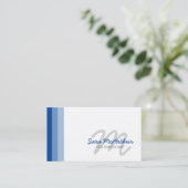 SEO Consultant Internetvaardigheden Cursief Monogr Visitekaartje (Staand voorkant)