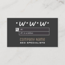 SEO Consultants Visitekaartjes