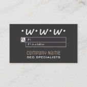 SEO Consultants Visitekaartjes (Voorkant)