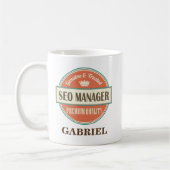 Seo Manager persoonlijke Mok van Kantoor (Links)