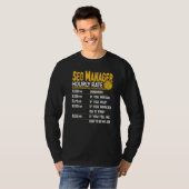 SEO-manager uurtarief T-shirt (Voorkant volledig)