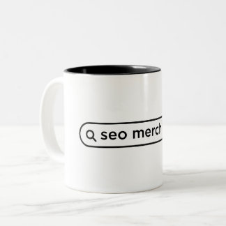 SEO Merch Quote Tweekleurige Koffiemok