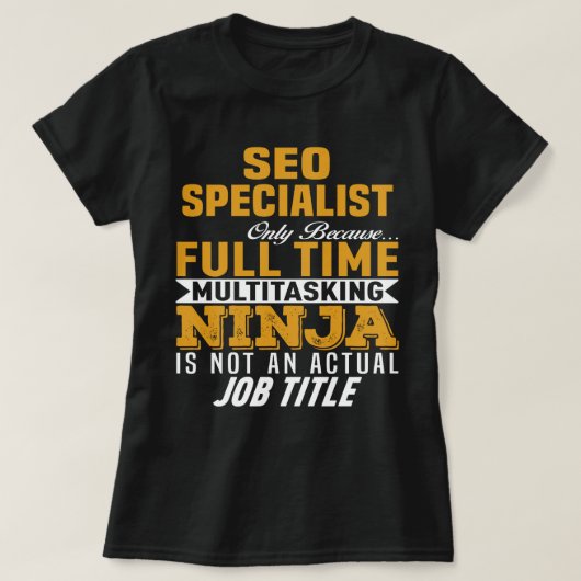 SEO specialist T-shirt (Design voorkant)
