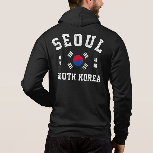 Seoel Zuid-Korea Hoodie (Achterkant)