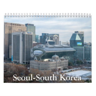 Seoel-Zuid-Korea kalender