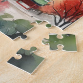 Seoel Zuid-Korea Legpuzzel Vintage Reis (Zijkant)