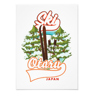 Seoel Zuid-Korea Ski logo Foto Afdruk