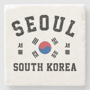 Seoel Zuid-Korea Stenen Onderzetter
