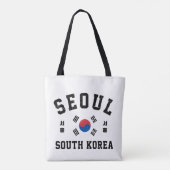 Seoel Zuid-Korea Tote Bag (Achterkant)