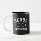 Seoel Zuid-Korea Tweekleurige Koffiemok (Links)