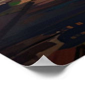 Seoel's oude charme onder een levendige hemel poster (Hoek)