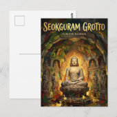 Seokguram Grotto Zuid-Korea Briefkaart (Voorkant / Achterkant)