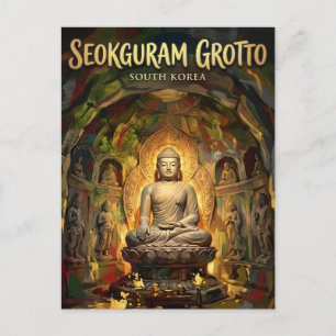 Seokguram Grotto Zuid-Korea Briefkaart