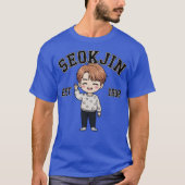 SeokJin EST.1992 Schattigee Chibi Style Fans Gif T-shirt (Voorkant)