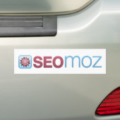 SEOmoz Logo Bumpersticker (Op auto)