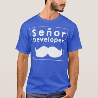 Seor Developer programmeert devovooien linu T-shirt