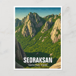 Seoraksan Nationaal Park Korea Briefkaart