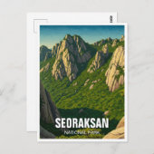 Seoraksan Nationaal Park Korea Briefkaart (Voorkant / Achterkant)