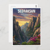 Seoraksan Nationaal Park Korea Briefkaart (Voorkant / Achterkant)