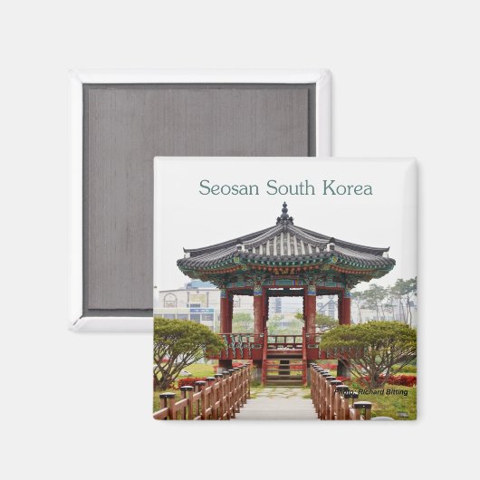 Seosan Zuid-Korea Reizen Souvenir Koelkast Magnete Magneet (Voorkant / Achterkant)