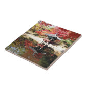 Seoul Autumn Japanse tuin Tegeltje (Zijkant)