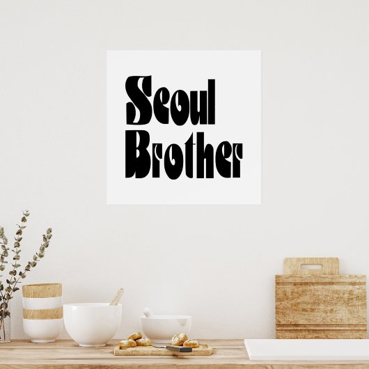 Seoul Brother Poster (Keuken)