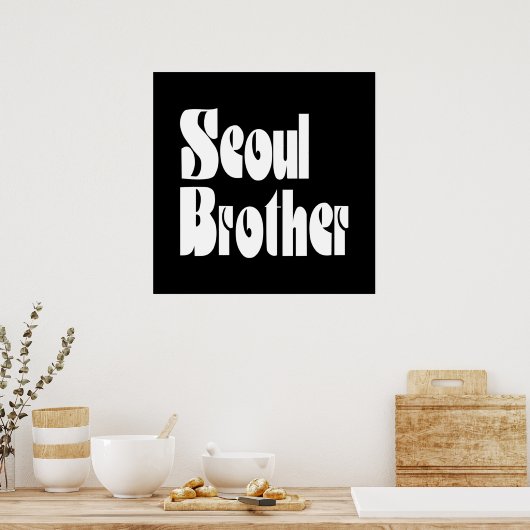 Seoul Brother Poster (Keuken)