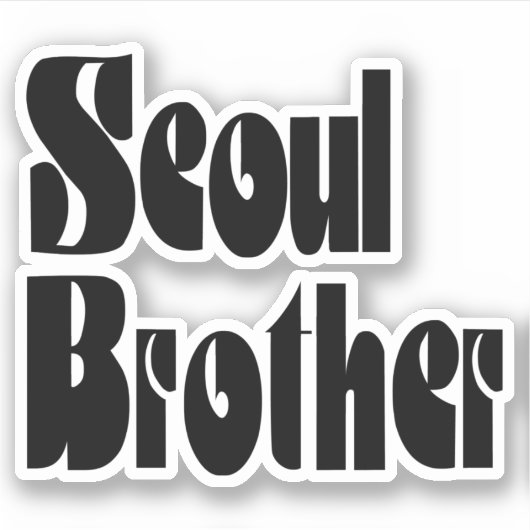 Seoul Brother Sticker (Voorkant)