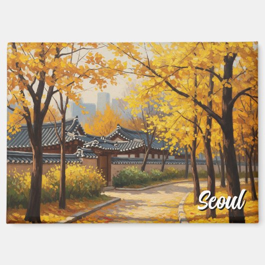 Seoul Bukchon Zuid-Korea Reizen Magneet (Voorkant)