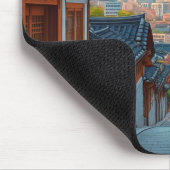 Seoul Bukchon Zuid-Korea Zonsondergang Muismat (Hoek)