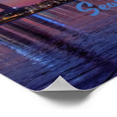 Seoul Capital of South Korea City Skyline Poster (Hoek)