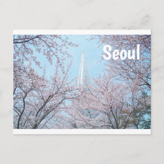 Seoul Cherry Blossom Briefkaart (Voorkant)