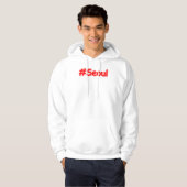 "#Seoul" Cute Design. Bestel nu Hoodie (Voorkant volledig)