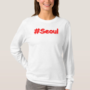 "#Seoul" Cute Design. Bestel nu T-shirt